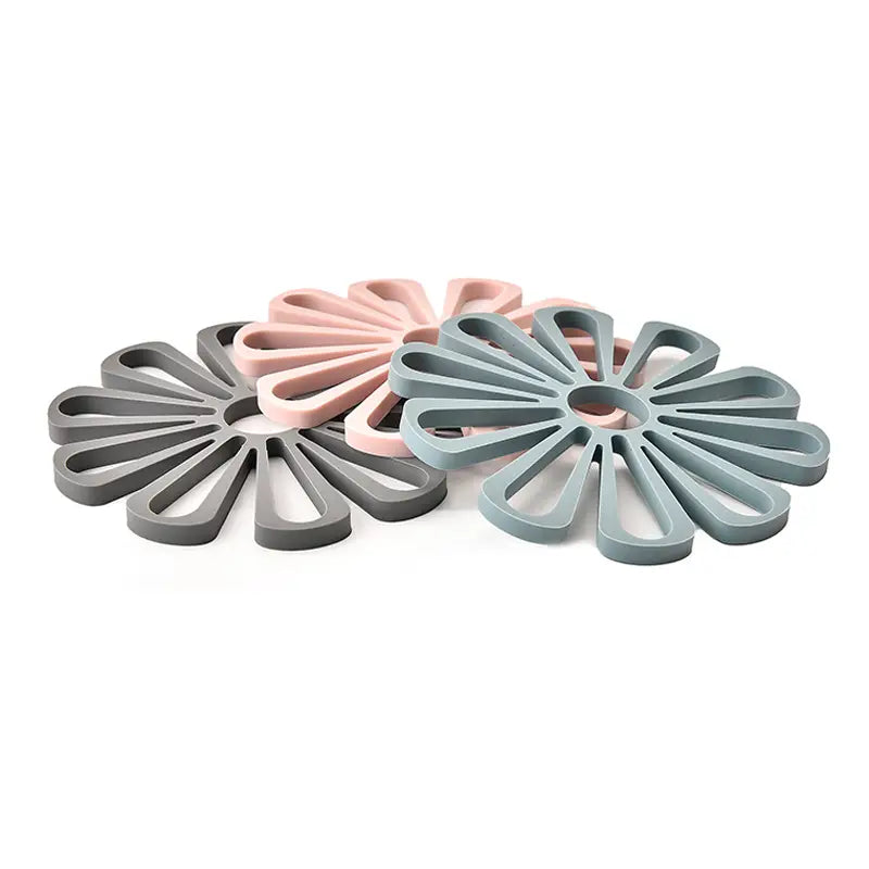 Geo Silicone Trivet Set