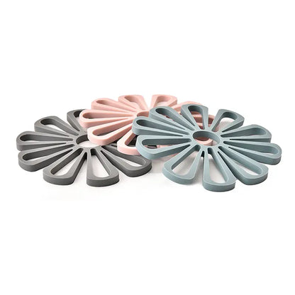 Geo Silicone Trivet Set