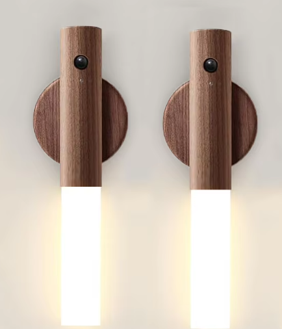 Oakwood Touch Night Light, glass shade detail