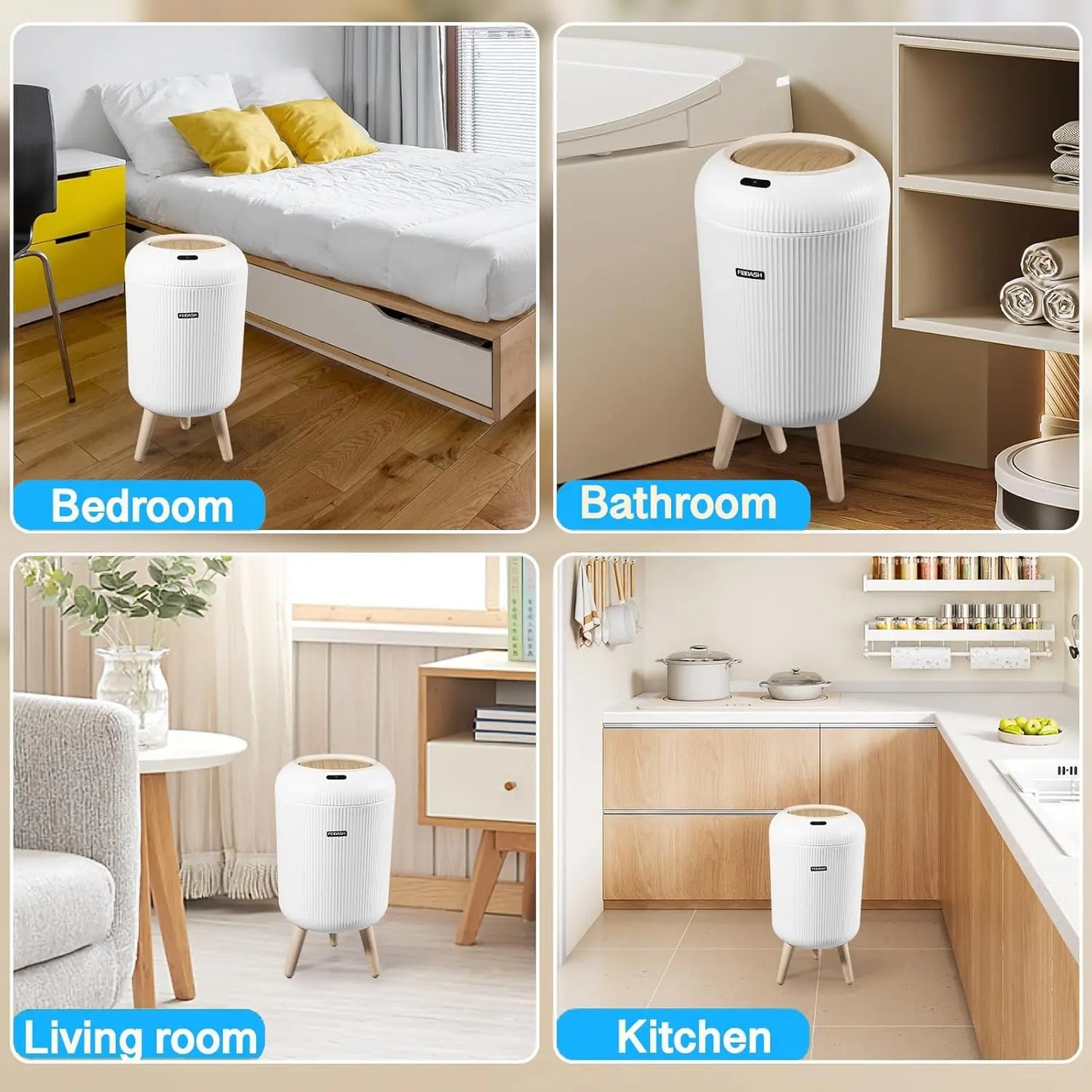 Sensor-Activated Kitchen Bin