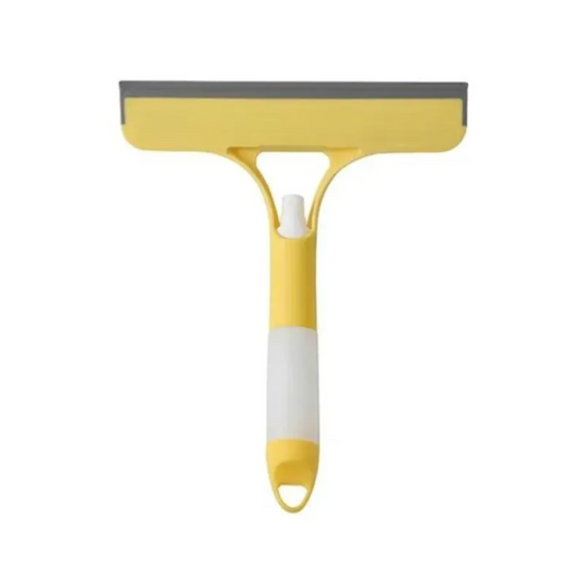 StreakFree Spray Squeegee cleaning a glass shower door