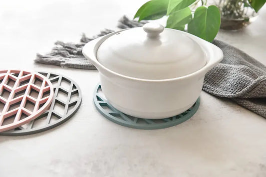Geo Silicone Trivet Set
